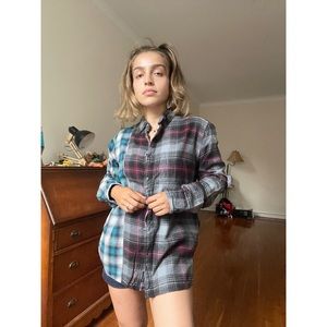 Alexander Kelly split flannel soNY | Large ~ Slim Fit